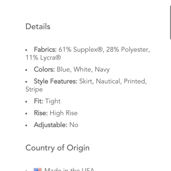 Kate Spade Beyond Yoga Navy White Sailing Stripe Neck Bow Jacket and skirt xs - Picture 14 of 14